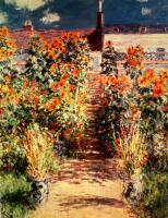 Monet, Claude Oscar - The Steps At Vetheuil